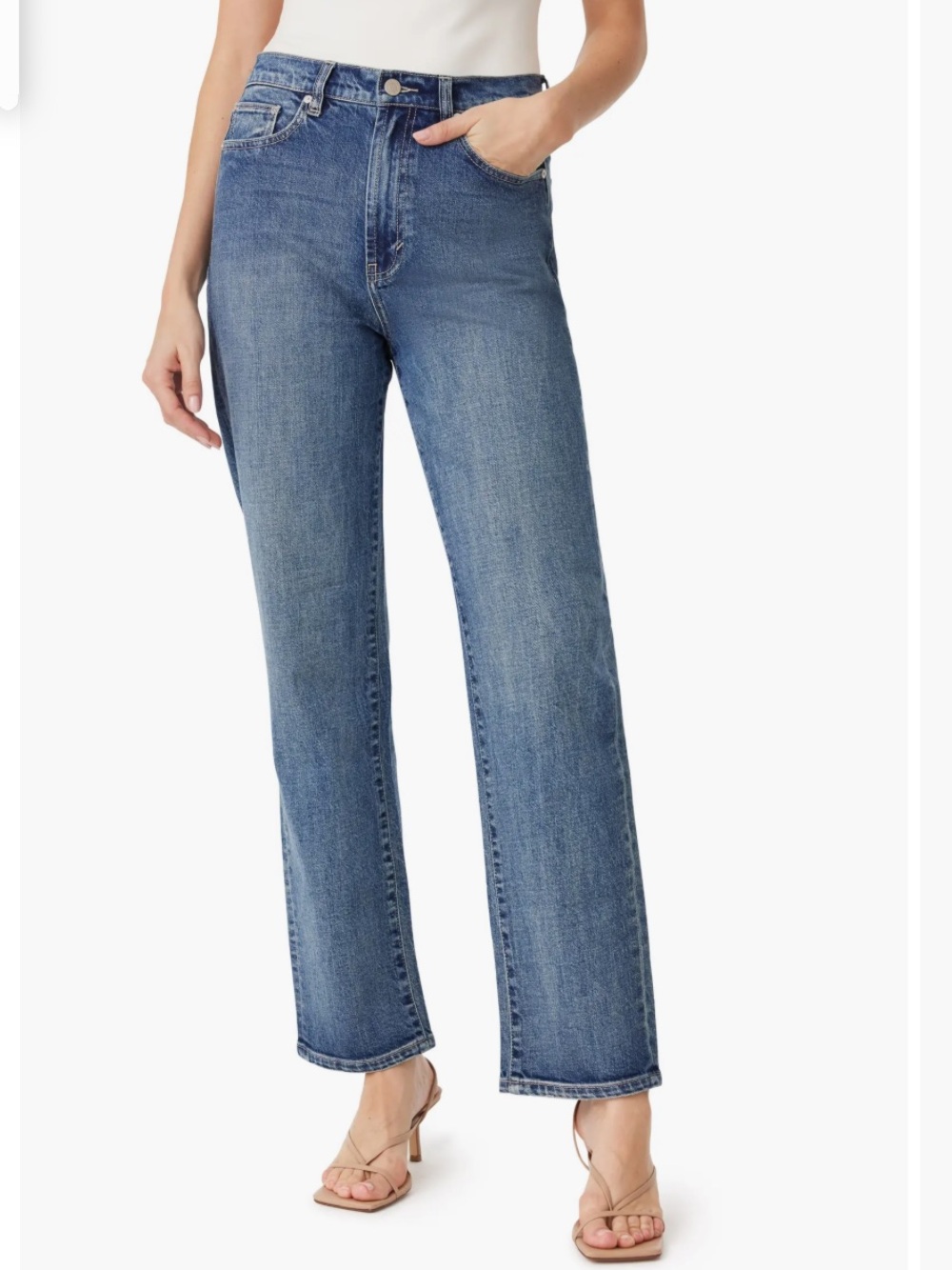 Habitual Women’s Peyton High Waist Straight Leg Jeans